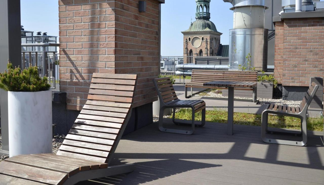 Roof Terrace Old Town Apartments With Private Parking Гданьск Экстерьер фото